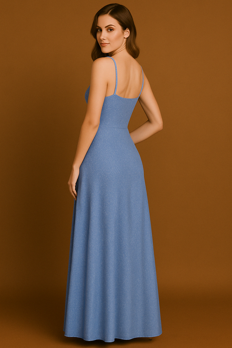 Floral Elegance Side Slit Maxi Dress